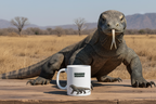Komodo Dragon Coffee Mug – 11oz Ceramic Mug for Animals With Facts Series 2 Gifts