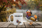 Mandarin Duck Coffee Mug – 11oz Ceramic Mug for Animals With Facts Series 2 Gifts
