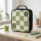 Matcha Checker Lunch Bag