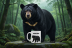 Moon Bear Coffee Mug – 11oz Ceramic Mug for Animals With Facts Series 2 Gifts