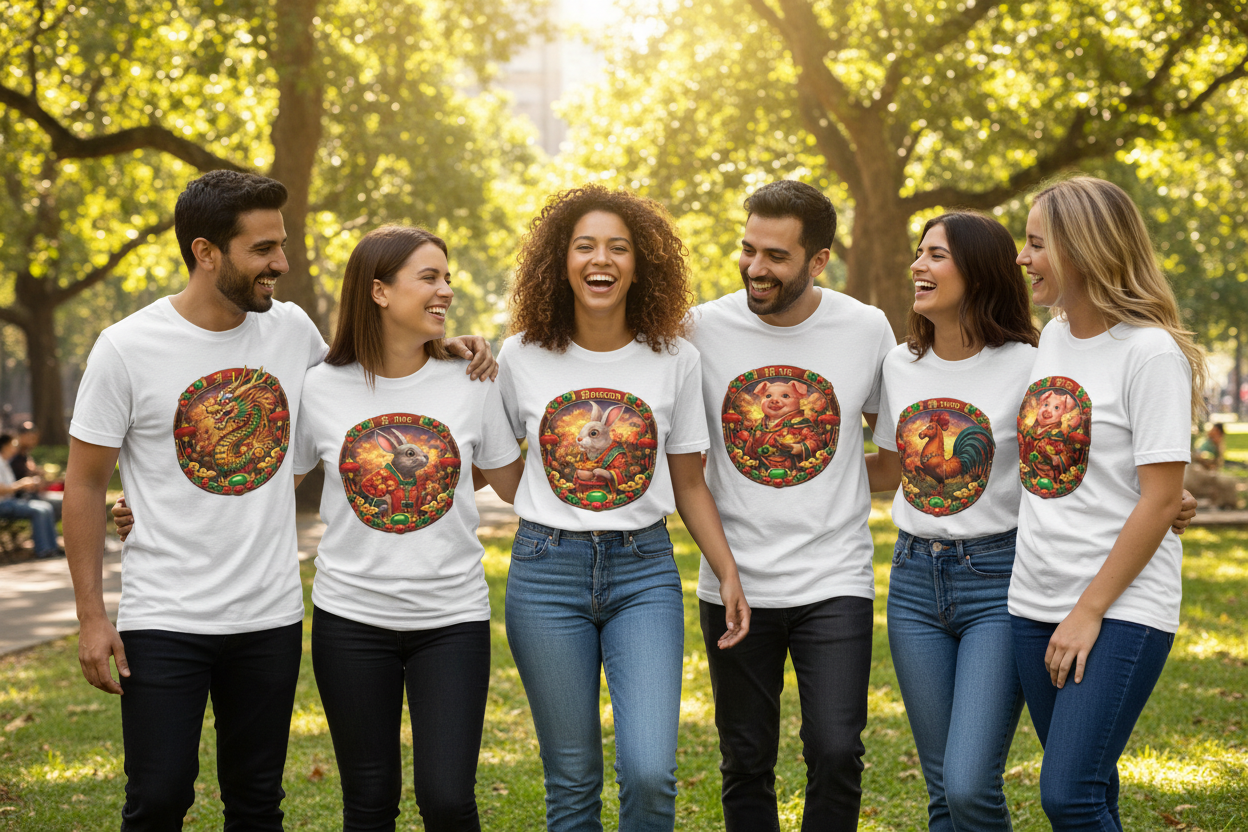 Pig Chinese Astrology Tee