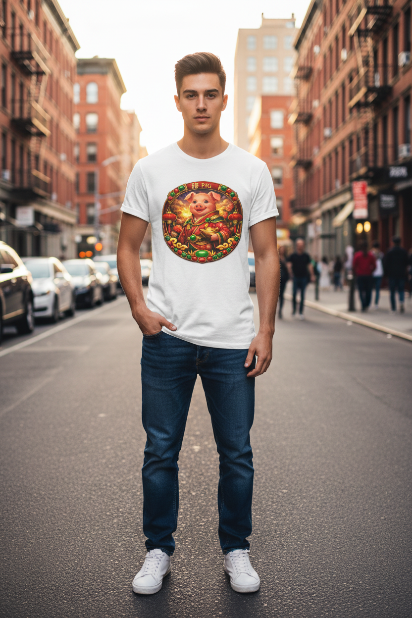 Pig Chinese Astrology Tee