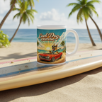 Mug — Cool Dog Cruising - Retro Dog Driving Club Limited Edition (11oz)