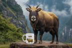 Takin Coffee Mug – 11oz Ceramic Mug for Animals With Facts Series 2 Gifts