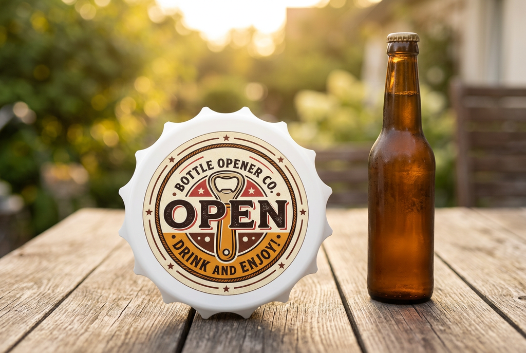 Open Drink and Enjoy Bottle Opener
