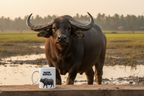 Water Buffalo Coffee Mug – 11oz Ceramic Mug for Animals With Facts Series 2 Gifts