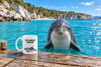 Bottlenose Dolphin Coffee Mug – 11oz Ceramic Mug for Animals With Facts Series 3 Gifts